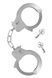 Металлические наручники Fetish Tentation Adjustable metal wrist cuffs, 2 ключа SX1090 фото 2