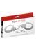 Металлические наручники Fetish Tentation Adjustable metal wrist cuffs, 2 ключа SX1090 фото 1