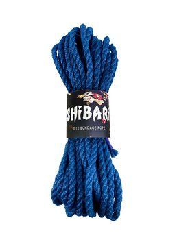 Джутова мотузка для шибарі Feral Feelings Shibari Rope, 8 м синя SX2515 фото