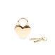 Замочок-сердечко Liebe Seele Heart Shape Padlock Gold (2 шт), універсальний SX1677 фото 2