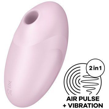 Вакуумний стимулятор з вібрацією Satisfyer Vulva Lover 3 Pink SO7782 фото