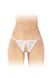 Кружевные трусики с доступом Fashion Secret Zoe White, с бантиком SX2616 фото 1