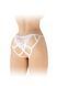 Кружевные трусики с доступом Fashion Secret Zoe White, с бантиком SX2616 фото 2