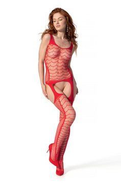 Бодистокинг Passion BS104 One Size, red SX1897 фото