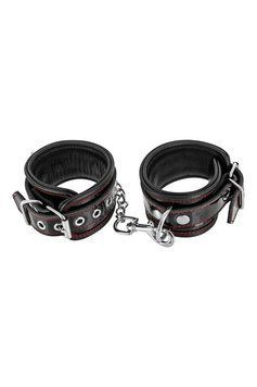 Наручники Fetish Tentation Premium Patent Leather Handcuffs, знімний ланцюжок SX1099 фото
