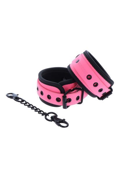 Светящиеся в темноте поножи Taboom Ankle Cuffs, розовые TB17201 фото