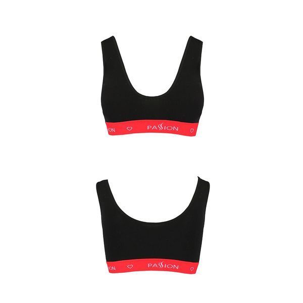 Спортивний топ на широких бретелях Passion PS003 TOP XL, black SO4214 фото