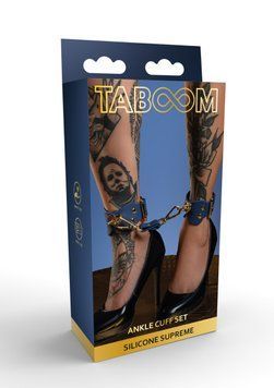 Набор силиконовых манжет на щиколотки Taboom Silicone Supreme, синий TB17353 фото
